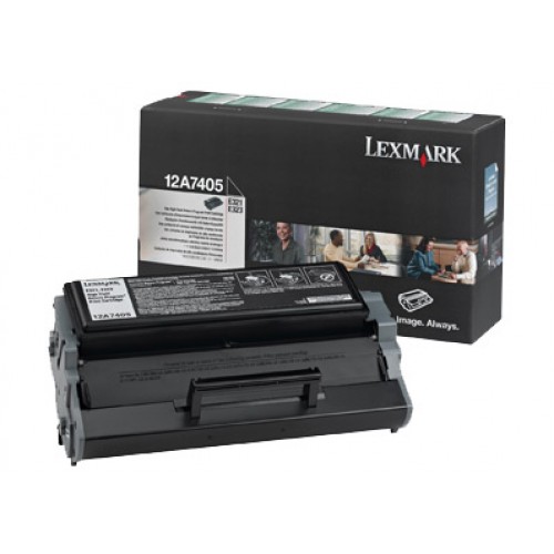 Original Genuine Lexmark 12A7405 BLACK High Capacity Printer Toner